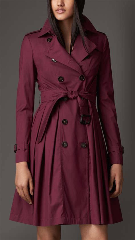 burberry full skirt trench coat|burberrys vintage trench coat.